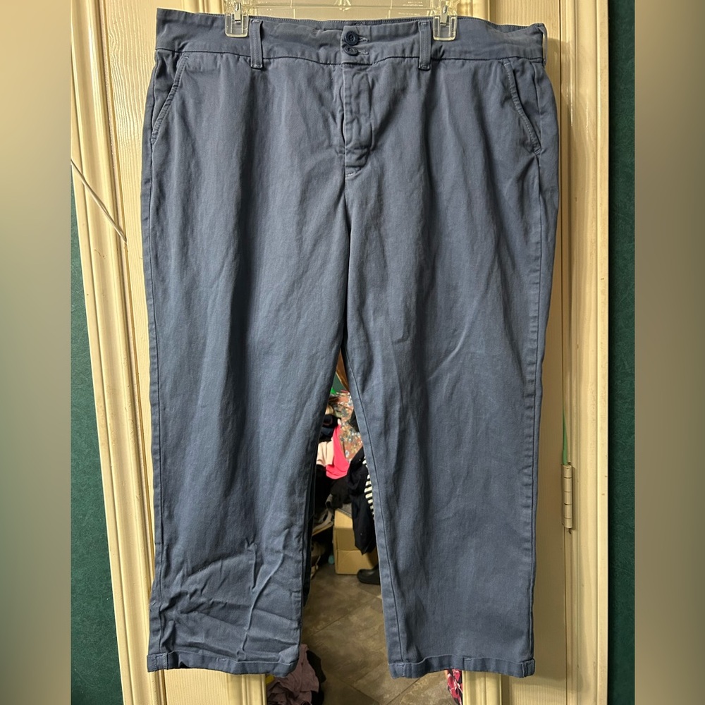EUC 20W NYDJ Blue Gray Chino Pants